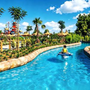 Commercial Lazy River Project Design And Equipment For Professional Water Park And Aqua Resort