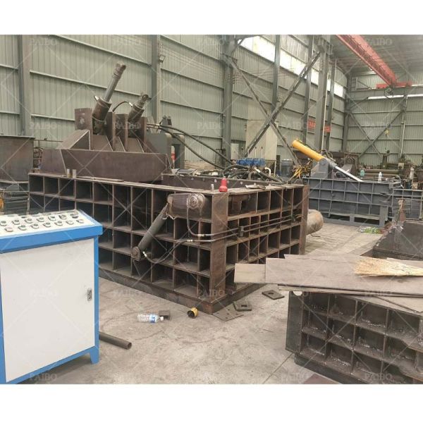 2024 CE Certification 22kW Hydraulic Scrap Metal Baler for USA Aluminum Metal Packing