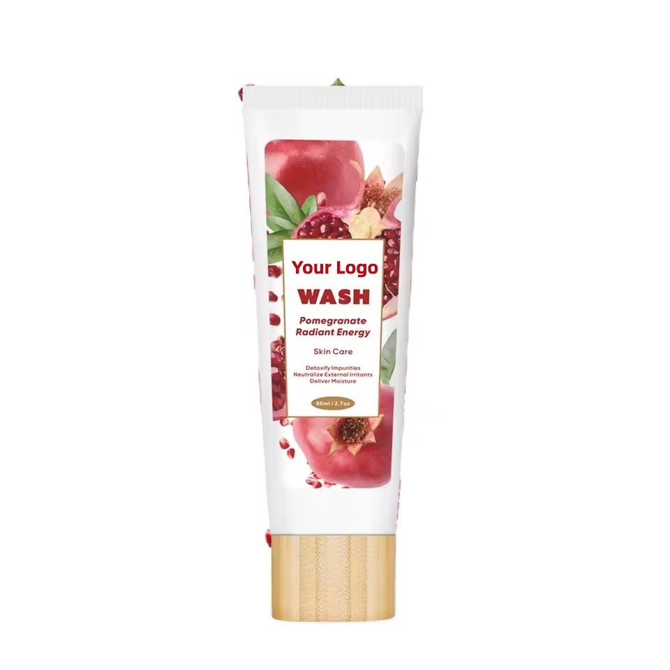 OEM ODM Brand Natural Pomegranate Skin Care Set Whitening and Brightening essence Blood Clear Brightening Skin Facial Moisturizing Cream Day and Night face cream Moisturizing Cream Cleanser