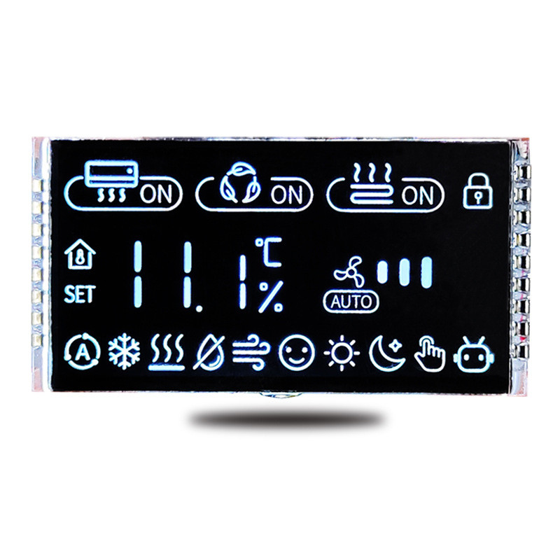 Настраиваемый сегмент VA LCD дисплейный модуль 1/4Duty 1/3Bias Pin Connecting
