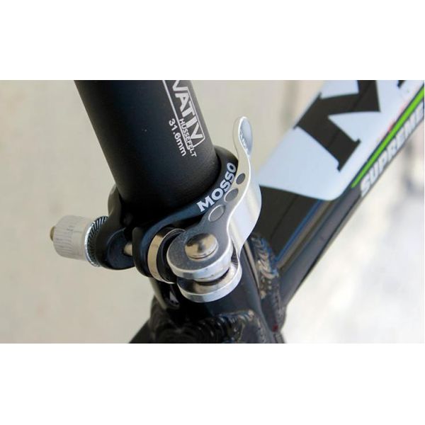Outdoor Bicycle Quick Release Aluminium Alloy Bike Seat Post Clamp Skewer Bolt Mountain Bike Road Bike Seat Tube Clamp