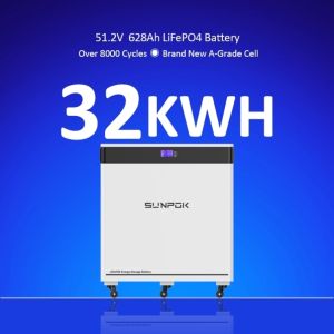 ODM OEM 51.2V 600Ah Battery Backup for Home 30kwh Home Rechargeable Battery Bank 600Ah 30kwh Lithium Battery Pack