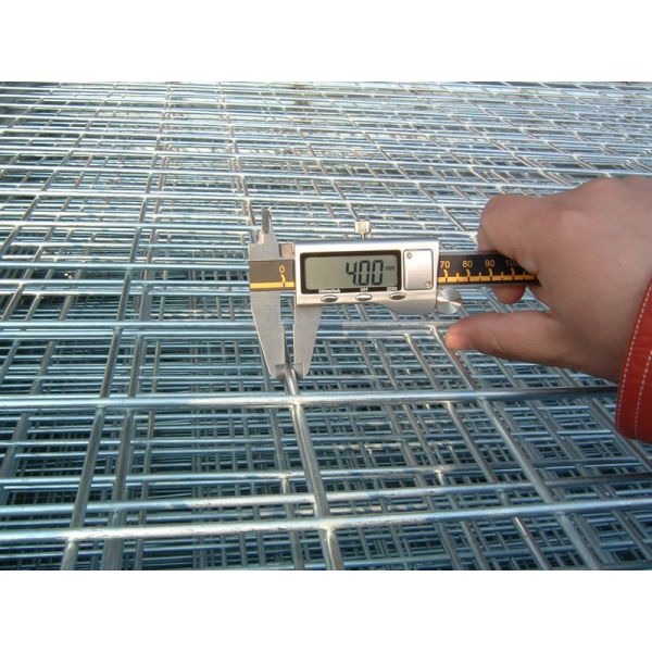 Square Hole Welded Wire Mesh Panel, Galvanized Welded
