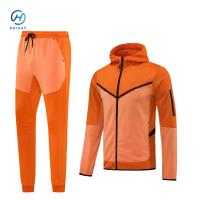 Traje de treino de futebol de poliéster personalizado em cores da equipe para o dia do jogo