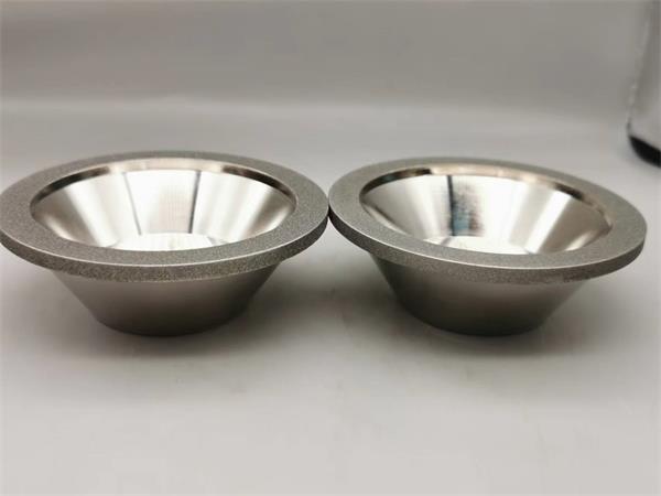 11V9 Cup Electroplated Diamond Grinding Wheel D400 Diameter 100