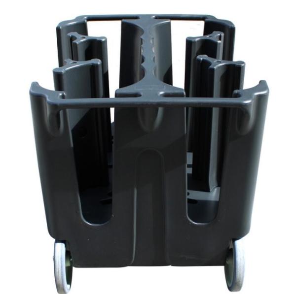 Hotel Restaurant Adjustable Dish Dolly For 11.7cm To 33cm Dishes