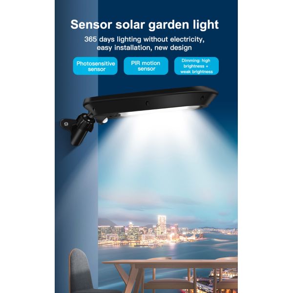 Свет стены датчика движения IP65 солнечный PIR для украшения ландшафта