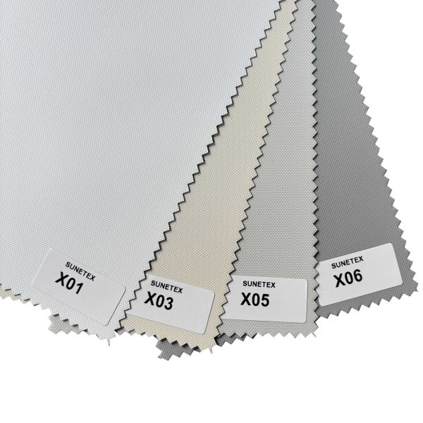 3 Ply PVC & 1 Ply 100% Fiberglass Sunscreen Fabric with UPF 50+ and Waterproof for Roller Blinds and Sunshades