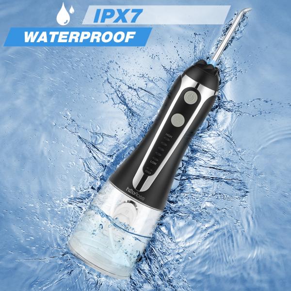 Água sem corda Flosser dental IPX7 2500mAh impermeável de Electric a pilhas