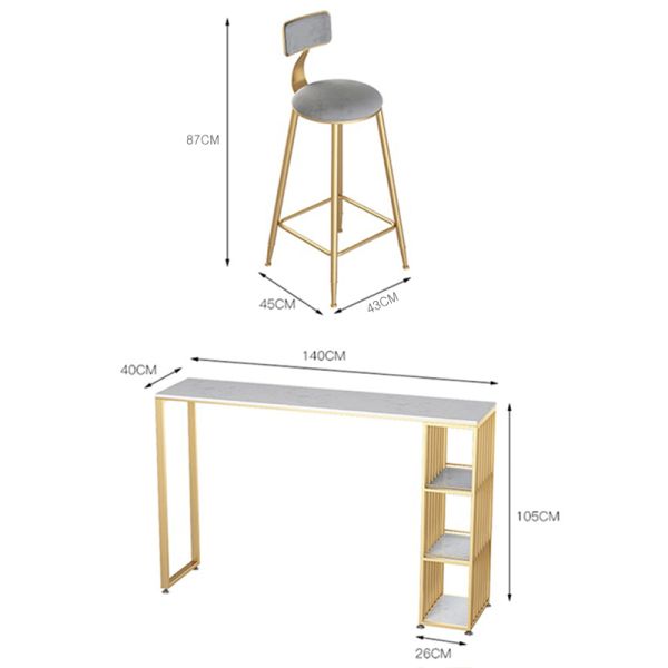 Bar Table Retractable with Stool Chair Home Partition Multi-Functional Dining Platform Storage Cabinet