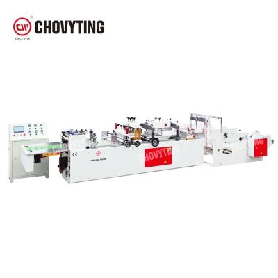 Poche de stratification de T de cachetage central d'aileron faisant la machine 120pcs/min