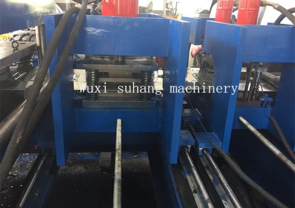 Cold Rolled Strip Cantilever Cable Tray Roll Forming Machine With Punching System