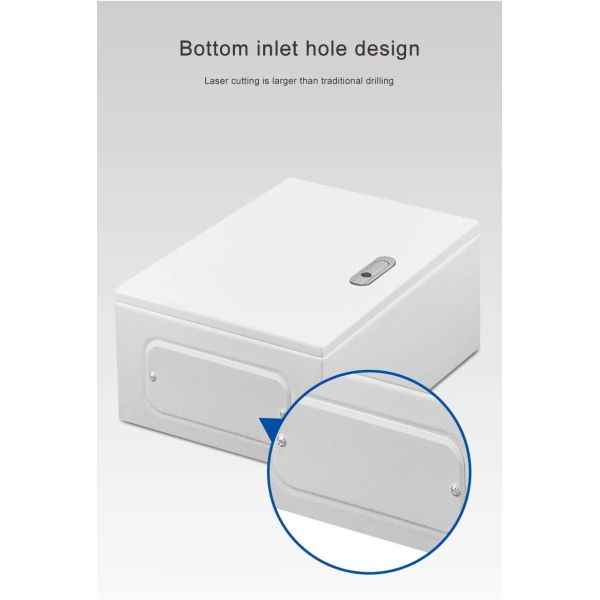Steel Electrical Junction Box Indoor & Outdoor Electrical Enclosure Box Wall Mounted Waterproof&Dustproof Metal Box