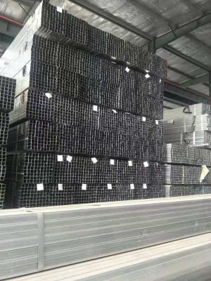 Galvanized Thin Wall Square Metal Tubing , Flat End Square Hollow Section