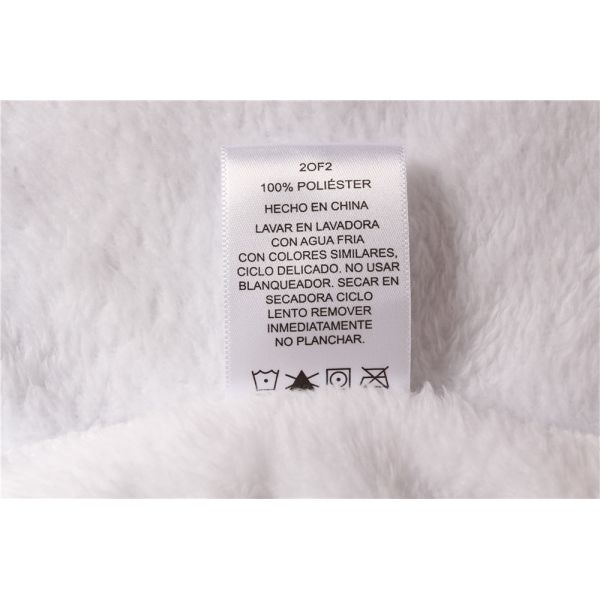 Stockpapa 100% Polyester Womens White Long Bathrobe For Winter