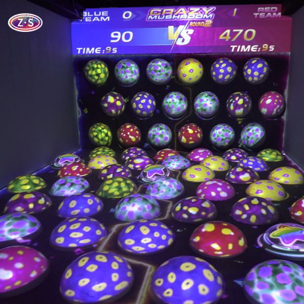 Family Centers Interactive Projection Ball PK Games Team Challenge Mode