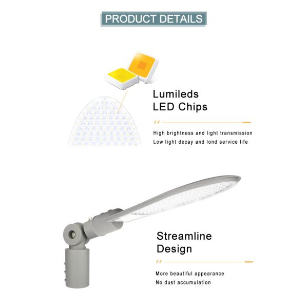 Tool Free Road Flexible Ip65 Waterproof Led Street Light Solar Powered