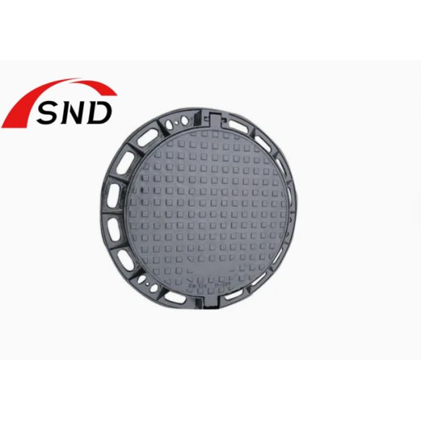 GGG50 Ductile Iron Round Manhole Cover D400 500X600mm with 40 Tons Loading Capacity