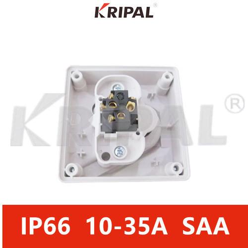 SAA IP66 Rotary Mini Isolator Switch 35A Double Poles Weatherproof
