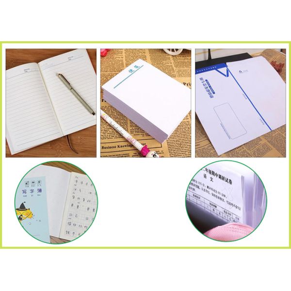 бумага 50gsm белая Uncoated Woodfree для белизны книги тренировки школы высокой