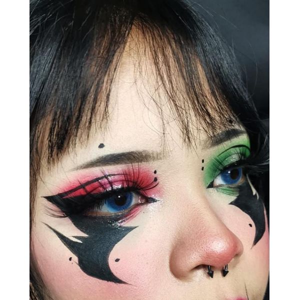 Большой цвет Нью-Йорк контактных линз Cosplay глаз сумасшедший с 0 силами