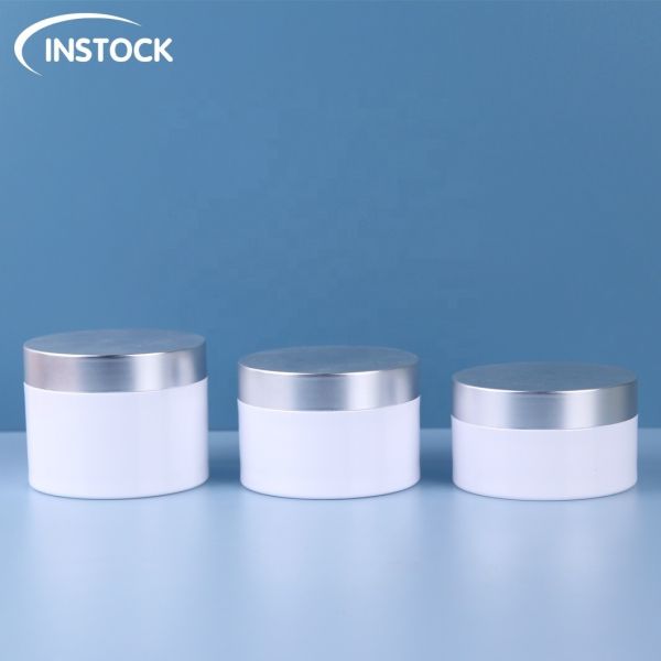 Minimalist Design PET Cream Jar with Customizable Colors and Recyclable Material for Modern Skincare Packaging