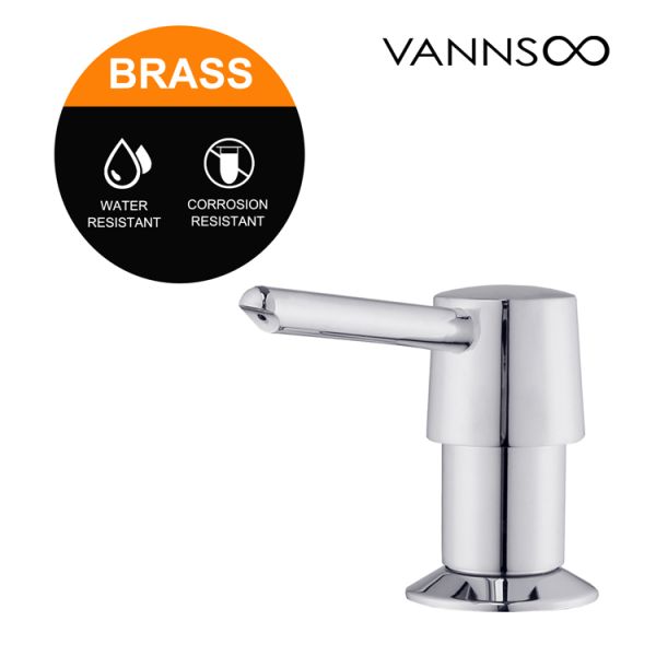 Commercial SUS304 Kitchen Sink Soap Dispenser Pump Sink Mounted Soap Dispenser 250ml