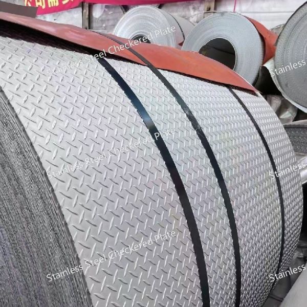 Anti Slip Stainless Steel Checkered Plate Sheet 316L / 1.4404 SS Plates