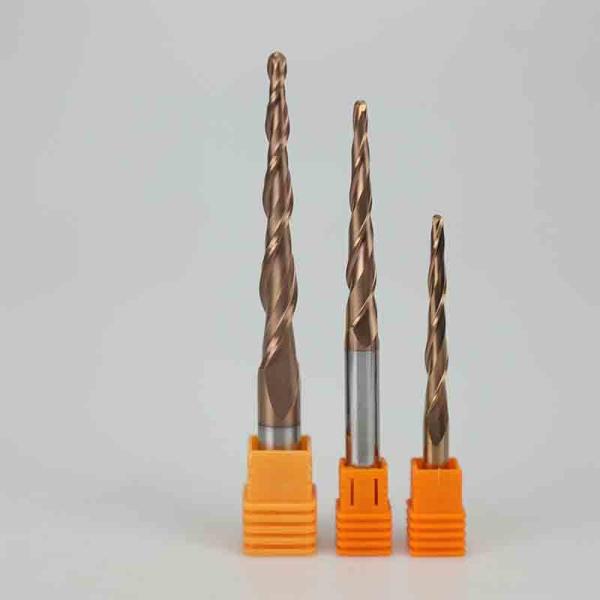 Wood Ball Nose End  Mill  for Acrylic PVC Taper Carbide Mill Cutter for CNC Machine Wolfram Steel Ball Milling Cutter