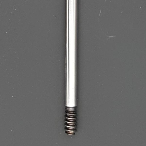 #45 steel 12mm knurled keyway threaded electric fan motor shaft for industrial fan part