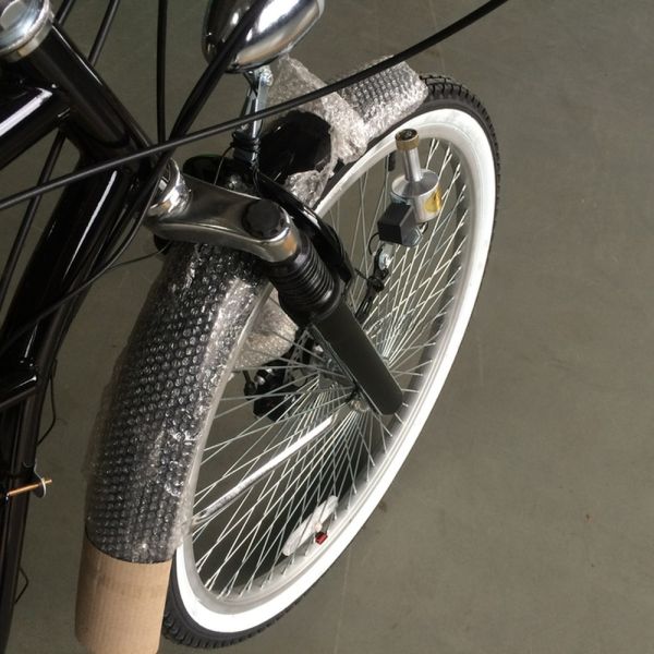 26 Inch Cruiser Motor Bike Bicycle with 4 Stroke Gas Motor Petrol Engine Kit V Brake