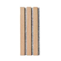 Panel de madera acústica ecológica de barras de madera absorbiendo el sonido 2400mm grado E0
