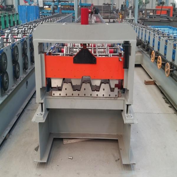Galvanized Panel Floor Decking Forming Machine With Double 11.5kw Motor