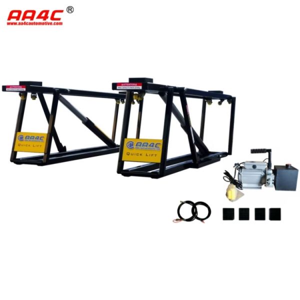 AA4C QUICK LIFT Heavy-Duty Portable Car Lift – 3200KG AC/DC Dual Power Mobile for Rescue & Car Wash  L850HL