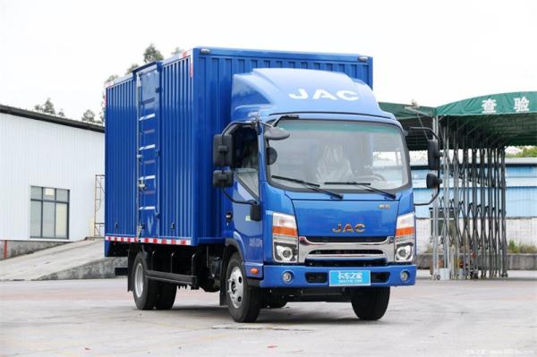 Chinses Manufactuer logistics and transportation 4x2 JAC Cargo Van Box Truck with 2 ton 3 tons loading capacity