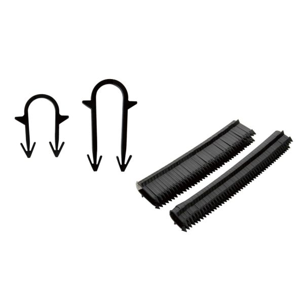 Black PP Underfloor Heating Tool Staples 20mm 16mm European Standard