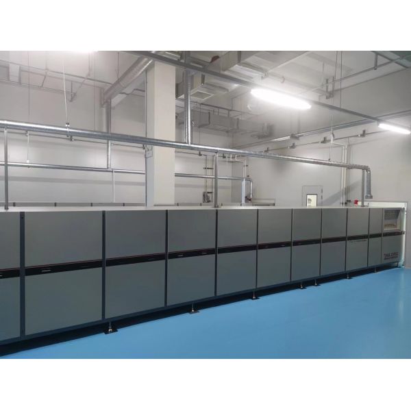Industrial Aluminum Nitride Pusher Nitrogen Atmosphere Furnace 80kW for TEC Sintering