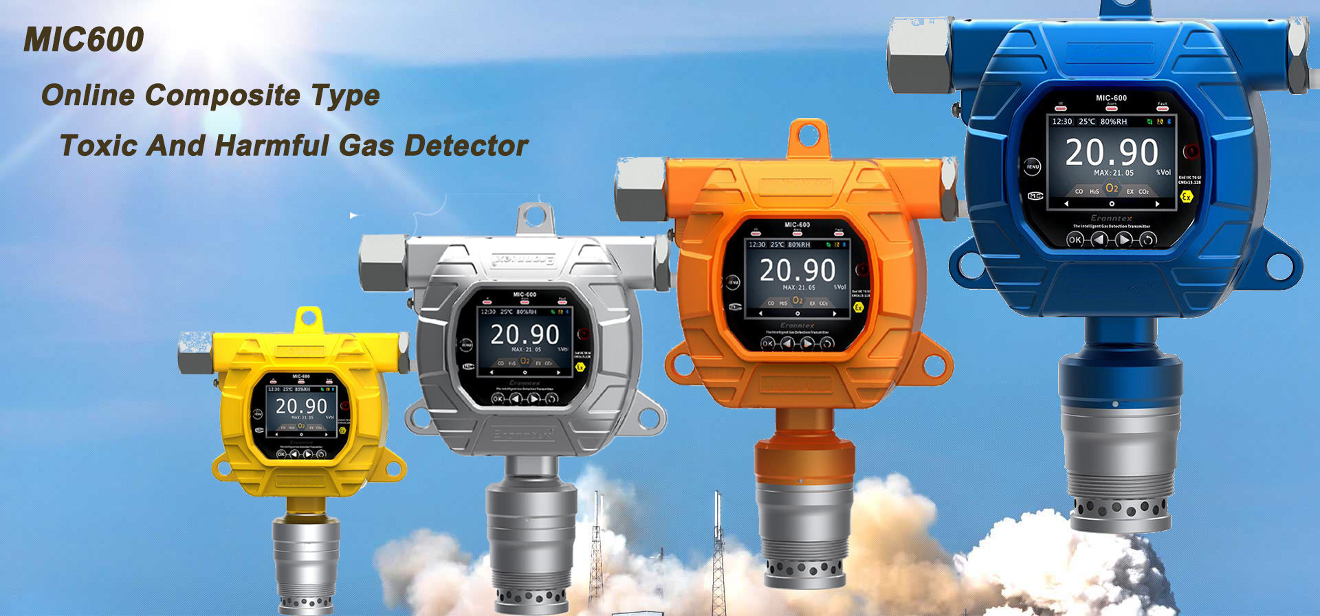 Детектор метана Ch4 MIC600 онлайн исправил составной тип токсический и вредный