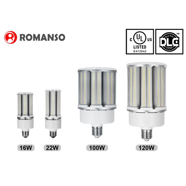 DLC UL Approved Samsung 2835smd Aluminum Corn Lamp Heatsink Ip65 Waterproof Led Corn Light Bulbs