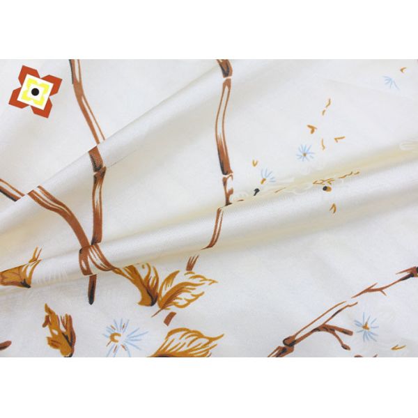230cm Width Pillow Mattress Quilting Fabric Beige Decor Tear Resistant