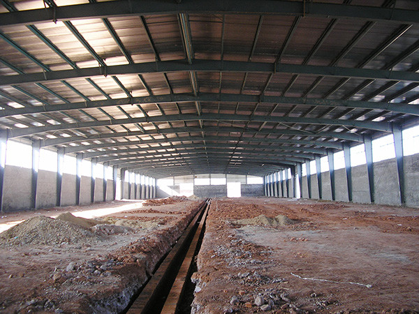 Modern Prefabricated Steel Frame Construction Q355 Q235 Steel Warehouse Factory