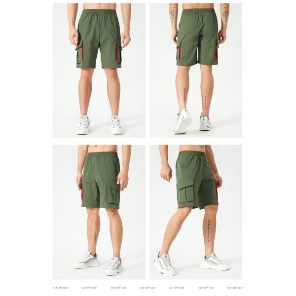 Europe and The United States Summer Men′s Sports Shorts Loose Cargo Fitness Quick Drying Pants Casual Breathable Outdoor Fifth Pants
