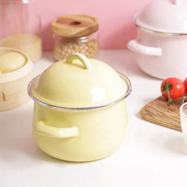 General for Gas and Induction Cooker Enamel Cookware Custom Color Casserole Pot Food Warm Pot Casserole Cooking Dish