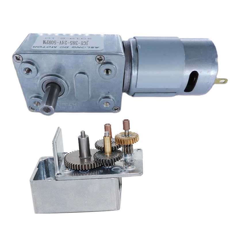 4632 квадратных мотора шестерни червя мотора 12v 24v Dc коробки передач 385 микро-