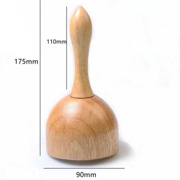 Handheld Wooden Cup Massager for Lymphatic Drainage and Wood Therapy Cupping System