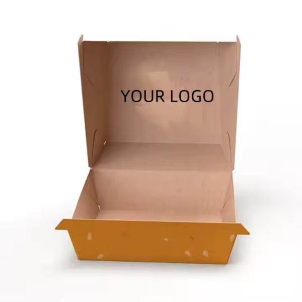 Customized Fast Food Packaging Burger Box with Full Set and Automatic Printing Process Machine