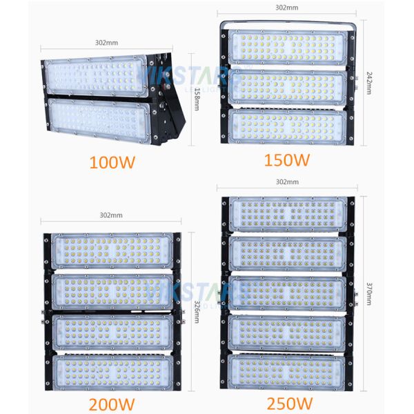 Температура светов потока 400w СИД СИД площадки для бадминтона 384 ODM коммерчески высокая