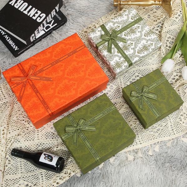 Personalized Luxury Gift Packaging Eco-Friendly Kraft Cardboard Gift Boxes Wholesale