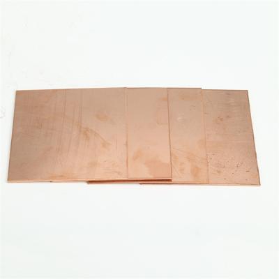 6 - a placa de cobre vermelha C10500 C10700 C10910 C11000 da folha de 250mm deu forma