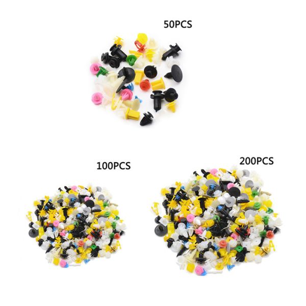 Красочные пластиковые анти- зажимы бампера автомобиля ржавчины 200pcs